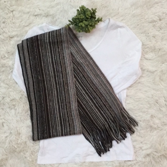 JCP Scarf 💗 Brown Silver Black NWOT - Picture 5 of 8